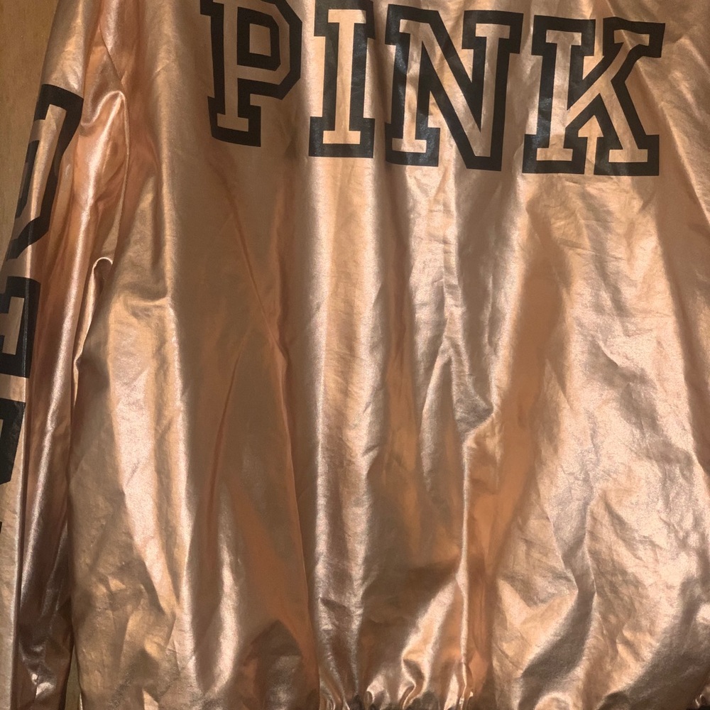 Pink Rose Gold Lightweight Jacket